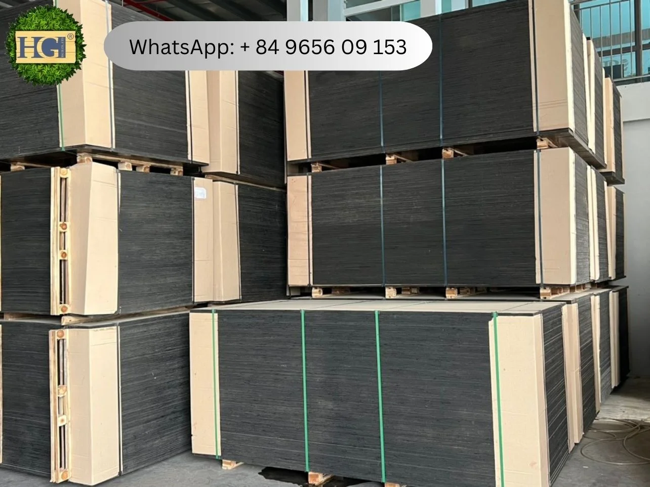 high moisture resistance formwork plywood at hg factory